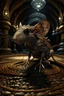 Placeholder: terrifying winged rat with rattle snake head on underground bone bridge, in the style of fantasy movies, photorealistic, shot on Hasselblad h6d-400c, zeiss prime lens, bokeh like f/0.8, tilt-shift lens 8k, high detail, smooth render, down-light, unreal engine 5, cinema 4d, HDR, dust effect, vivid colors