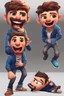 Placeholder: Romeo mit stumble guys emotes