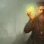 Placeholder: Insanely detailed photograph of an “D&D twilight cleric holding glowing D20” with intricate detailed beard,high and tight hair cut,40 years old, intricate clothing, hyperdetailed painting by Ismail Inceoglu Huang Guangjian and Dan Witz CGSociety ZBrush Central fantasy art album cover art,8K, hdr, mysterious, flickeringlights ,Stoic