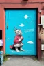 Placeholder: In the quiet moments you choose not to shrink; Lowbrow Street Art