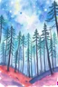 Placeholder: SKETCH WATERCOLOR PASTEL COLOURS - “The Forest of Starlight”