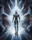 Placeholder: high-quality background for a design with a technological character and indicating the future