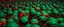 Placeholder: a field of 1000s of psychedelic psilocybin induced anatomically correct, skulls, vivid RANDOM BRIGHT neon colors, dark comedy, well lit, high detail, photorealistic, horrorcore, fun, scary, none featured, each a different color or hue,