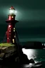 Placeholder: iron man as a lighthouse