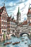 Placeholder: fantasy drawings of basel, switzerland