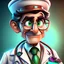 Placeholder: Cartoon of a 4k doctor