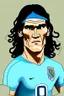 Placeholder: Edinson Cavani Footballer cartoon 2d