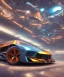 Placeholder: a futuristic car, deep colors, cyberpunk, Realistic photography, incredibly detailed, ultra-high resolution, 8k, complex 3d render, normal