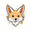 Placeholder: cute fox logo sketch