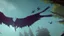 Placeholder: frightening winged creatures flying over the woods