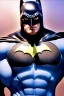 Placeholder: hyper realist, hyper detailed, , Batman, athletic realistic body, by Alex Ross, Greg land, artgerm, wlop, rossdraws, concept art, digital painting