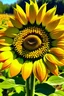 Placeholder: A smiling sunflower