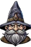 Placeholder: Gnome wizard with a big hat and mustache no beard