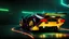 Placeholder: lamborghini countach glowing body lines and rims effect , rear view, desktop wallpaper, 4K, Cinematic
