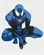 Placeholder: spider-man as DC blue lantern