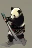 Placeholder: Panda in samurai armour