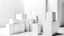 Placeholder: Boxes in a white space, colours should be, White, Grey