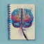 Placeholder: medicine notebook brain illustration, abstract, artistic, digital art, ink on paper