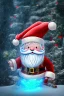 Placeholder: Santa, reindeer, waterfall, white fire, red green blue, high definition, ultra 8 k, liquid lighting, fire, rain, realistic