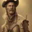 Placeholder: old RUGED cowboy face hat