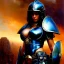 Placeholder: portrait ' Sexy Extra busty Power Girl naked ',ancient metal armor and Helmet ,painting by gaston bussiere, greg rutkowski, yoji shinkawa, yoshitaka amano, tsutomu nihei, donato giancola, tim hildebrandt, oil on canvas, cinematic composition, extreme detail,fit full head inside picture,16k