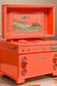 Placeholder: A salmon orange colored system with video games painted by Leonardo da Vinci