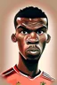 Placeholder: cartoon Paul Pogba French football player