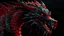 Placeholder: Detailed Illustration of Powerfull Black & Red Dragon 8K High Quality,