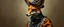 Placeholder: amish space alien fox dressed in amish outfit, painted by Rembrandt, Escher and Giger and some anime genious