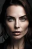 Placeholder: beautiful caucasian woman, face mix from antje traue and florence matousek