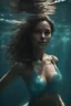 Placeholder: Photoreal underwater shot of gorgeous Aquamarine skin colored triton ranger woman swimming under water with Aquamarine scaled skin smiling under water by lee jeffries, otherworldly creature, in the style of fantasy movies, photorealistic, bokeh masterpiece smooth shading, ultra detailed, high resolution, cinematic, unreal 6, subtle shadows, octane render, 8k, cinema 4d, HDR, dust effect, vivid colors