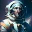 Placeholder: Portrait of George Washington in a space suit in the style of Jim Lee and Paul Hedley, Gabriel Testino, 8k, cinematic, ultra hd, sharp focus