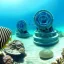 Placeholder: lost underwater city, Poseidon, highly detailed, cinematic, ultra photorealistic, ultra realistic, volumetric lighting, sun shafts, spectral