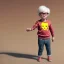 Placeholder: Andy warhol toddler, full body, bokeh, dramatic lighting, hyper realistic