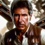 Placeholder: extremely detailed 8k hyperspace background,complete and photo realistic detailed head to waist stunning, extrem photo realistic portrait of harrison ford as han solo in star wars with short lenght, Symmetrical, soft, fine, warm, photo realistic hair, brown eyes, professional majestic photo realistic painting by Ed Blinkey, Atey Ghailan, by Jeremy Mann, Greg Manchess, Antonio Moro, trending on ArtStation, Intricate, High Detail, Sharp focus,dramatic, by greg rutkowski,rough skin,space outfit