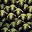 Placeholder: pattern of zombie black sheep heads biting each other, street art style, cartoony, rembrandt lighting