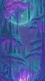 Placeholder: black night moon sky ,trippy tapestry Enchanted forest , 70's Retro synthwave poster , Sharp focus, High quality, Illustration, Highly detailed, , purple Neon color, Creative, 8K, Trending on Artstation,