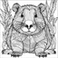 Placeholder: Wombat, mandala, minimal lines, cartoon, white back ground color, real style, realistic, minimalistic, minimal black line art, line art, crisp line art, unique coloring sheet, outlined, outline, crisp, crisp line edges, illustration, thin lines, crisp clear lines, line art, clean line art, unique, 8k, amazing, masterpiece, no colors, no dark color, no black color, avoid thick black, minimalistic line edges, pure white back ground, image character full fit to page,