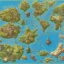 Placeholder: A map with five worlds