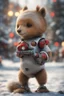 Placeholder: last Christmas adult star bear squirrel chat robot, bokeh like f/0.8, tilt-shift lens 8k, high detail, smooth render, down-light, unreal engine, prize winning, in the style of fallout 4