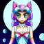 Placeholder: gato negro luna de la serie sailor moon