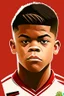 Placeholder: Leon Bailey Footballer ,cartoon 2d