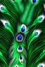 Placeholder: Seamless Green and silver peacock feather Pattern Shimmering Scales