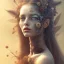 Placeholder: Portrait of beautiful girl, plant, metal, feathers, Dryad, fae, sidhe, ominous, nature, plants, wildflower, facepaint, dnd character portrait, intricate, oil on canvas, masterpiece, expert, insanely detailed, 4k resolution, retroanime style, cute big circular reflective eyes, cinematic smooth, intricate detail , soft smooth lighting, soft pastel colors, painted Renaissance style,sharp fucus, bokeh,macro lens, 1500mm lens