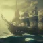 Placeholder: Pirate ship, cinematic,cinematic lighting, 8k, resolution concept art, dynamic lighting, hyperdetailed intricately detailed, octane render,unreal engine, centered.