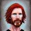 Placeholder: Portrait of Courtney Gains as a ruggedly handsome but joyful roguish pirate, charismatic, attractive male, masculine, perfect, precisely detailed, lightly freckled face, meticulously detailed multi-hued ginger carrot colored cherry fire red hair; Malachai of the corn; fantasy, intricate, elegant, highly detailed, digital painting, artstation, concept art, matte, sharp focus, illustration, art by artgerm and greg rutkowski and alphonse mucha