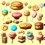 Placeholder: a candy from bakery , an ultrafine detailed painting by senior character artist, featured on polycount, sots art, artstation hd, 2d game art, behance hd