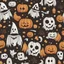 Placeholder: Halloween seamless pattern