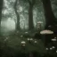 Placeholder: mushroom forest, 4k, 8k, highly detailed, cinematic, ultra photorealistic, volumetric lighting, sharp details, mist, trees, depth of field