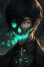 Placeholder: fantasy art, male, young elf, noble, mask, pale skin color